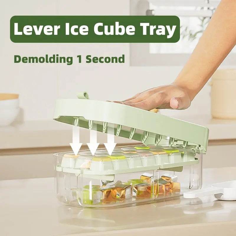 Ice Box Ice Cube Tray Grid High Capacity Food Grade Kitchen Gadgets - ProTrendyz