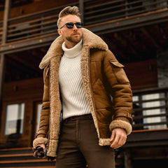 Winter Jacket Mens Military Fleece Warm Jackets Male Fur Collar Coats Army Tactical Jacket - ProTrendyz