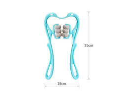 Multifunctional Manual Six-wheel Neck Massager Massage Relieve Roller Massage Tool US - ProTrendyz