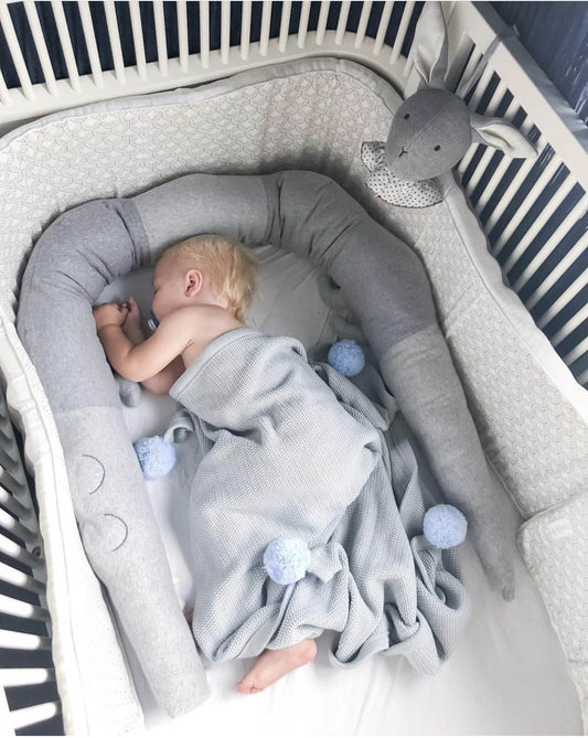 Cute Long Pillow For Kids Stuffed Toys Plush Baby Bumper Crib Bed Protector Cotton Sofa Cushion Kids Room Decor - ProTrendyz