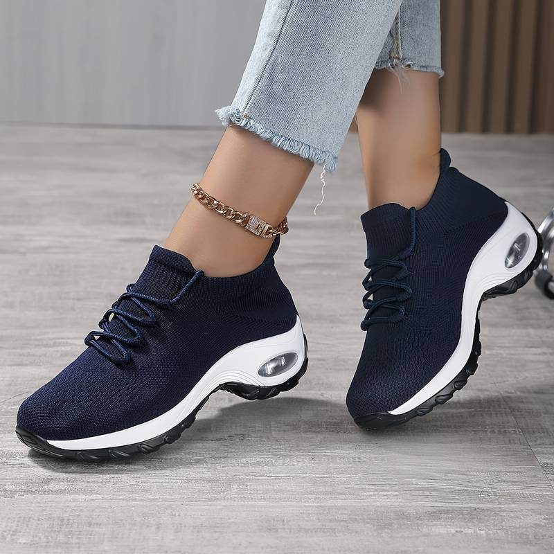 Sports Women Flying Knit Socks Shaking Shoes - ProTrendyz