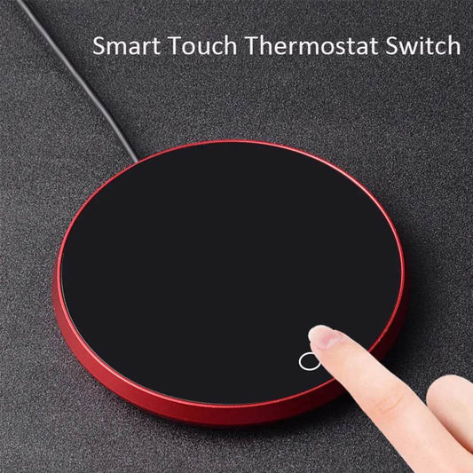 USB Coffee Mug Cup Warmer Milk Tea Water Cup Heating Electric Touch Pad Temperature Adjustable Hot Tea Maker Heater Warmer - ProTrendyz