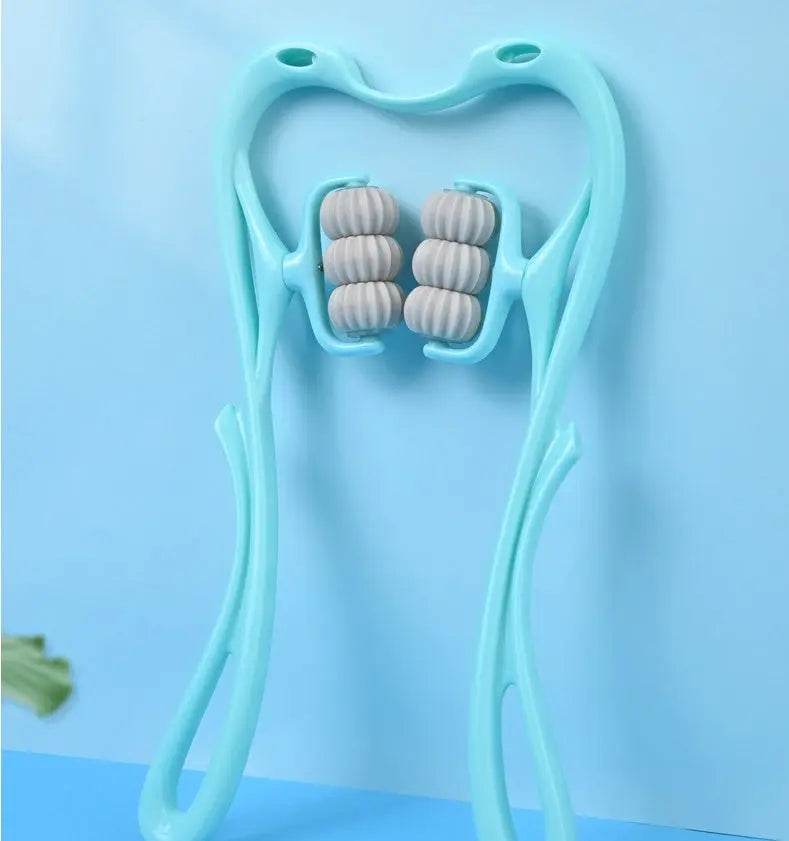 Multifunctional Manual Six-wheel Neck Massager Massage Relieve Roller Massage Tool US - ProTrendyz