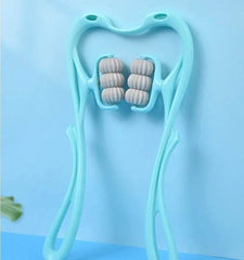 Multifunctional Manual Six-wheel Neck Massager Massage Relieve Roller Massage Tool US - ProTrendyz
