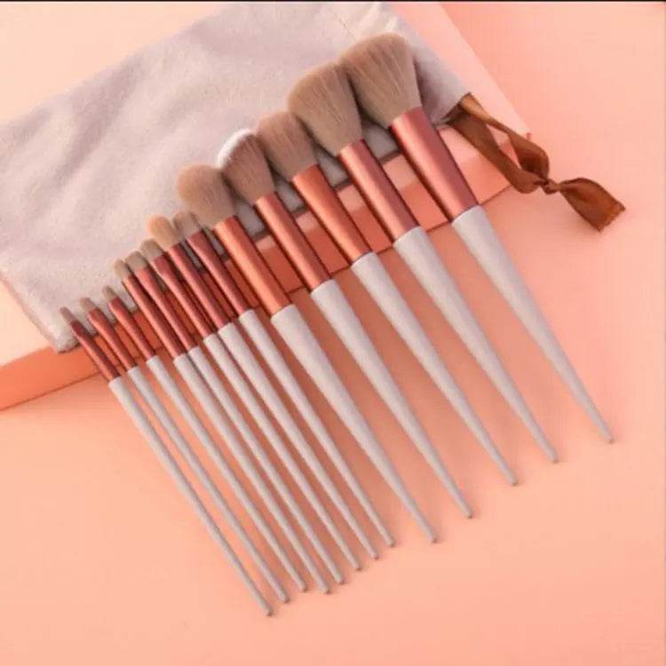13Pcs Makeup Brush Set Make Up Concealer Brush Blush Powder Brush Eye Shadow Highlighter Foundation Brush Cosmetic Beauty Tools - ProTrendyz