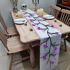 Halloween LED Willow Vine String Light Cool Cartoon Bat Pumpkin Decoration For Indoor Outdoor Party House Decor - ProTrendyz