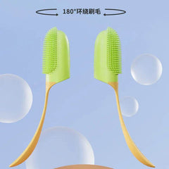 Dog Tooth Cleaning Brush Care Finger Wrap Cat Dog Oral Cleaning Toothbrush Tool Silicone Dog Cat Finger Toothbrush Supplies Pet Products - ProTrendyz