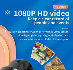 Retro Mini Camera With Screen Indoor Home Outdoor 1080p HD Portable Very Small Camera Video Support Holiday Gifts US - ProTrendyz