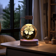 Crystal Ball Cosmic Dinosaur Indoor Night Light USB Power Warm Bedside Light Birthday Gift Night Lamp ProTrendyz