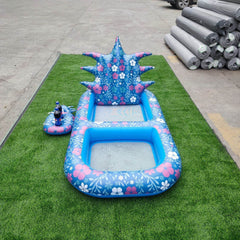 Inflatable Swimming Pool Pineapple Floating Row Air Cushion Bed Summer Water Floating Hammock Air Mattress Water Sports Toys - ProTrendyz