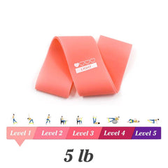 Yoga Resistance Rubber Bands Indoor Outdoor Fitness Equipment 0.35mm-1.1mm Pilates Sport Training Workout Elastic Bands US - ProTrendyz