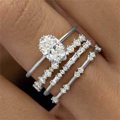 Gold Ring Fashion Ladies Three-piece Set - ProTrendyz