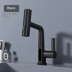 Intelligent Digital Display Faucet Pull-out Basin Faucet Temperature Digital Display Rotation - ProTrendyz