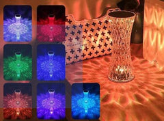 Creative Crystal Diamond Table Lamp Rechargeable Acrylic Bedroom Bedside - ProTrendyz