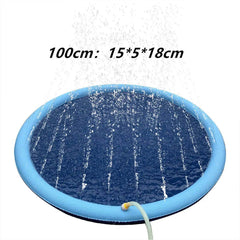 Non-Slip Splash Pad For Kids And Pet Dog Pool Summer Outdoor Water Toys Fun Backyard Fountain Play Mat - ProTrendyz