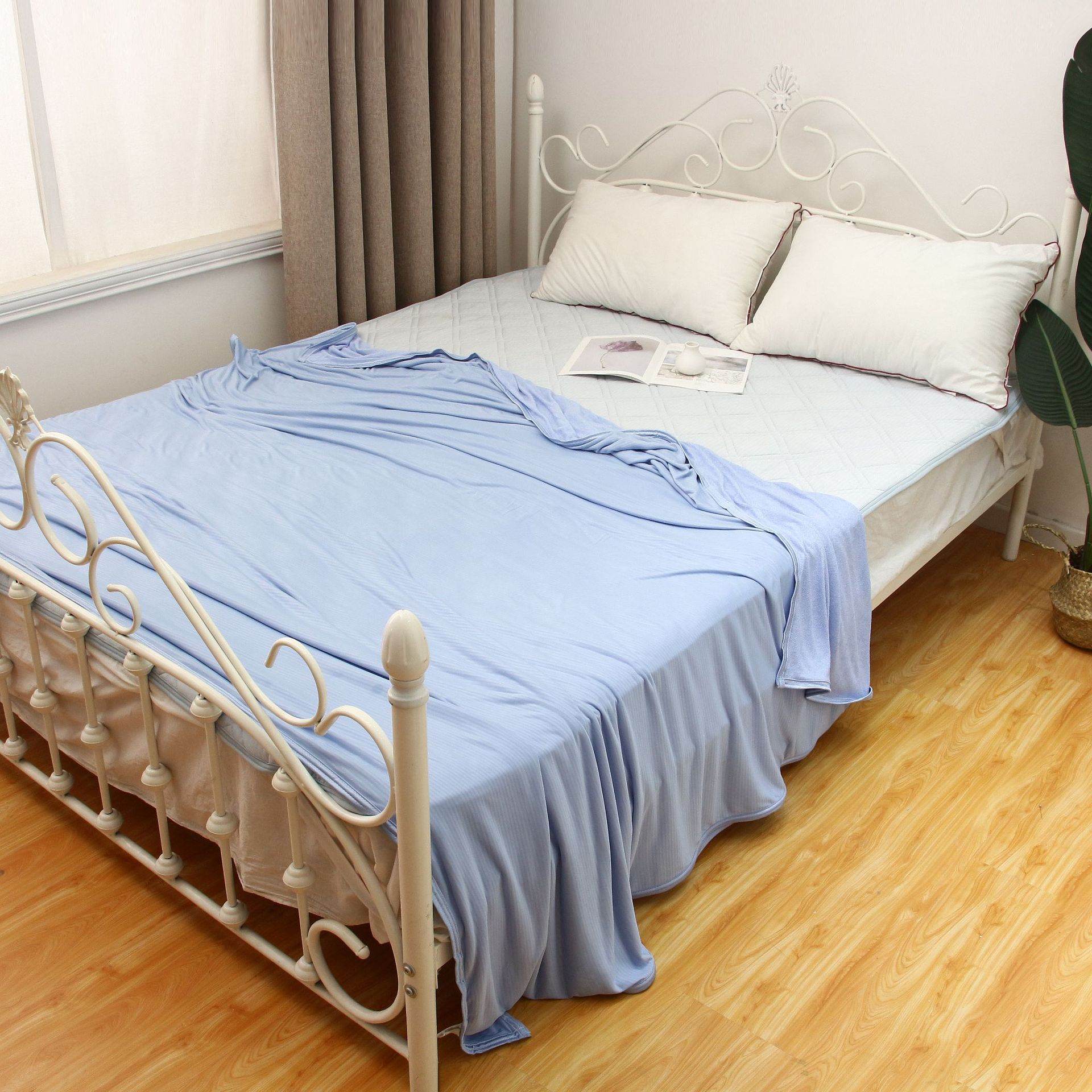 Cooling Blanket Cooling Fiber Absorb Heat Washable Cover Over Blankets Summer - ProTrendyz