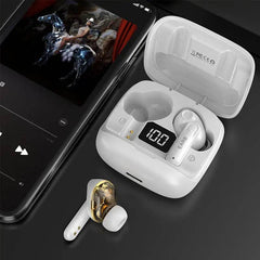 New Mini Transparent Wireless Bluetooth Headset Digital Display ENC Noise Reduction True Wireless Sports Music - ProTrendyz