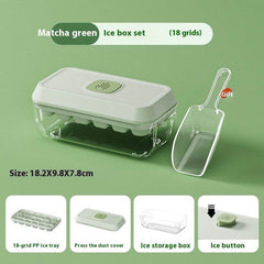 32 Grid Silicone Ice Cube Tray Mould With Lid Shovel Storage Box Remove With One Click Ice Maker DIY Whiskey Cocktail Tools Summer Kitchen Gadgets - ProTrendyz