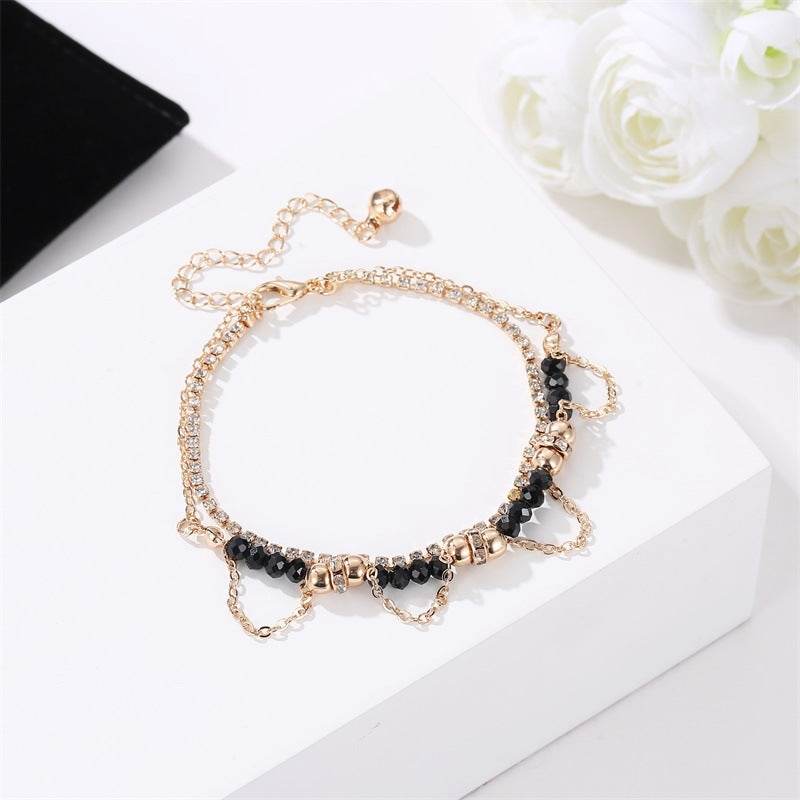 Bracelets Ethnic Style Beaded Diamond Tassel Bracelet - ProTrendyz