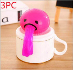 Puking Ball Brother Egg Yolk Pinch Vomit Spoof And Play Tricky Toys - ProTrendyz