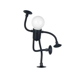 Changeable Shape Funny Sportsman Night Light Versatile Lamp Creative Funny Quirky Button Battery Desk Lamp Ornament Vacuum Suction - ProTrendyz