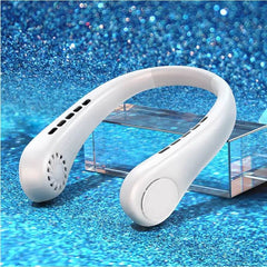 New Mini Neck Fan Portable Bladeless Hanging Neck Rechargeable Air Cooler Mini Summer Sports Fans - ProTrendyz