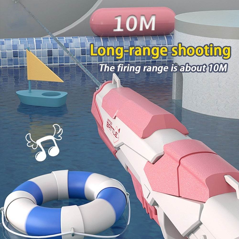 Space Water Gun Electric Automatic Water Absorption Water Fights Toy Outdoor Beach Swimming Pool Bath Toys For Children Kid Gift - ProTrendyz