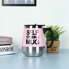 Electric Self Stirring Coffee Mug Cup Stainless Steel Automatic Self Mixing & Spinning Home Office Travel Mixer Milk Whisk Cup - ProTrendyz