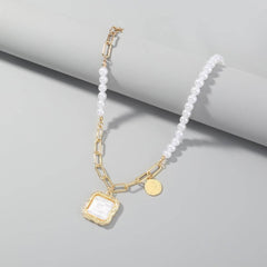 Faux Baroque Pearl Necklace - ProTrendyz