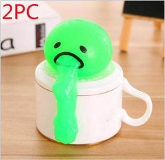 Puking Ball Brother Egg Yolk Pinch Vomit Spoof And Play Tricky Toys - ProTrendyz