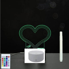 3D Acrylic Board Handwriting Message Board LED Light - ProTrendyz