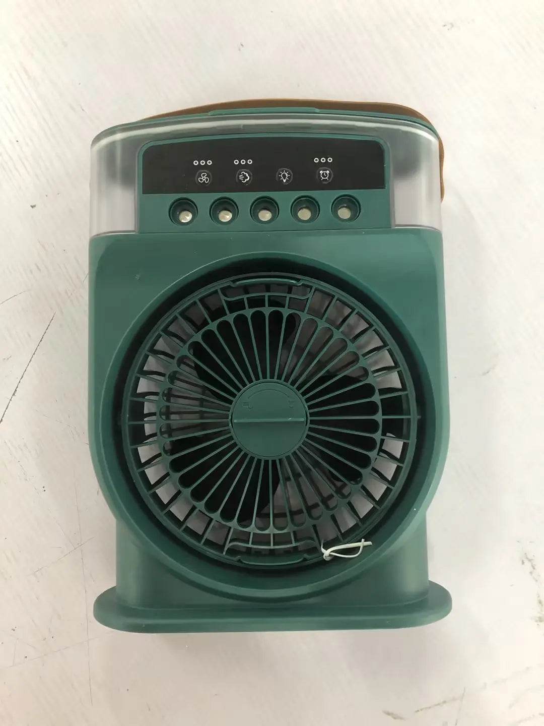 Portable USB Air Conditioner Cooling Fan With 5 Sprays 7 Color Light 600ML Water Tank Spray Mist Air Cooler Humidifiers - ProTrendyz