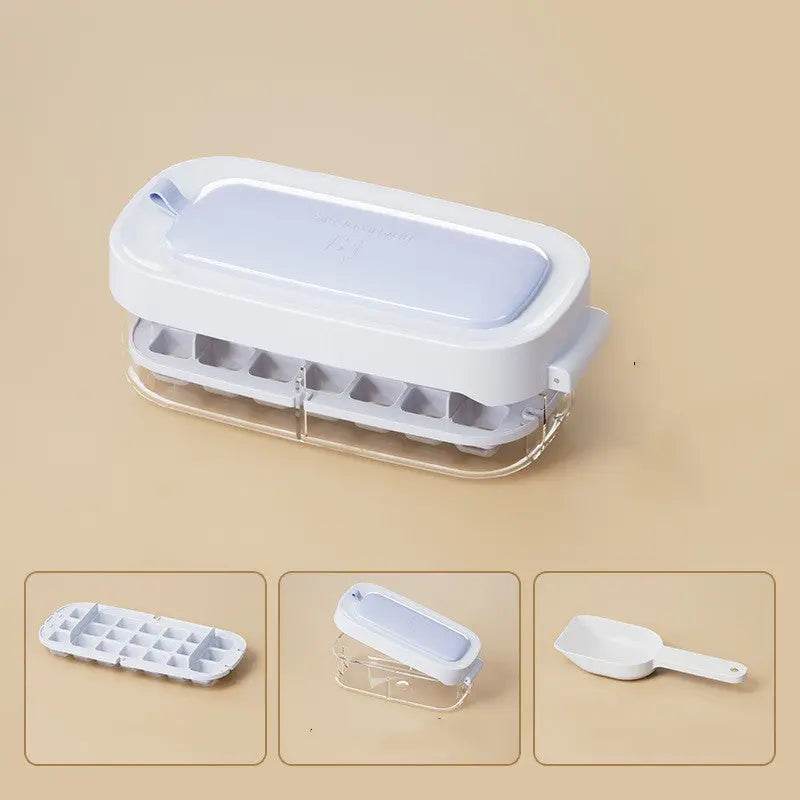 Ice Box Ice Cube Tray Grid High Capacity Food Grade Kitchen Gadgets - ProTrendyz