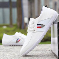 Men'S Soft-Soled Canvas Shoes, Sports And Leisure Old Beijing Cloth Shoes, Peas Shoes - ProTrendyz