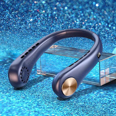 New Mini Neck Fan Portable Bladeless Hanging Neck Rechargeable Air Cooler Mini Summer Sports Fans - ProTrendyz