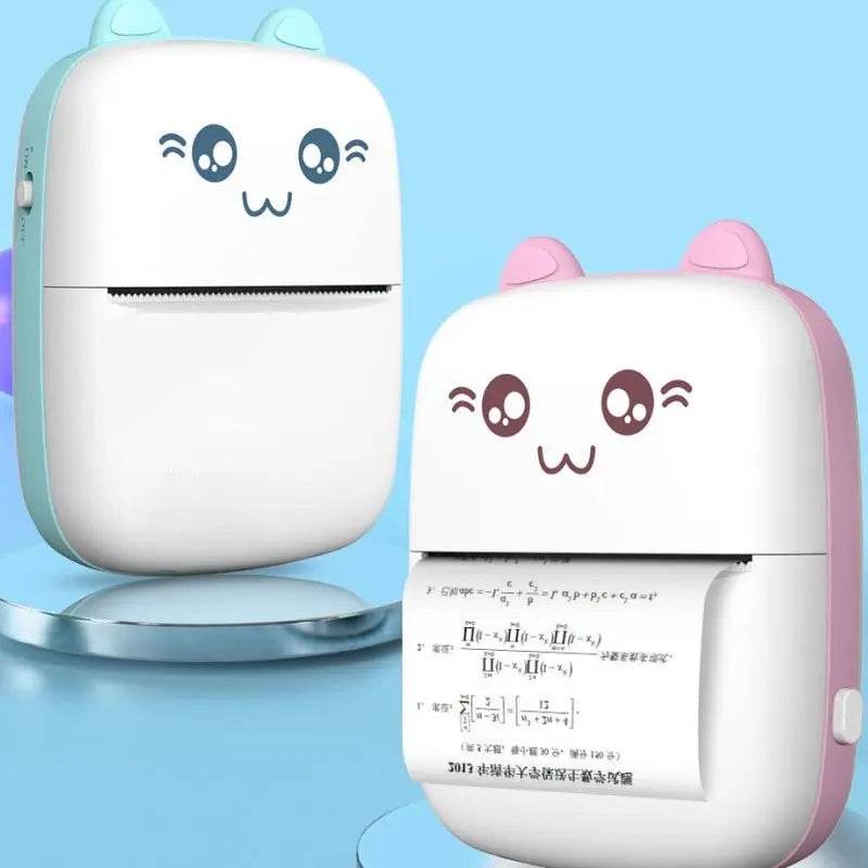 Mini Printer Portable Mini Bluetooth WiFi New Wrong Printer Mobile Phone Photo Title Note Hot Print Pocket Student Error Label Printer - ProTrendyz