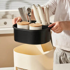 Kitchen Storage Multifunctional Large-capacity Chopstick Spoon Storage Holder Cutlery Knife Fork Kitchen Tools - ProTrendyz