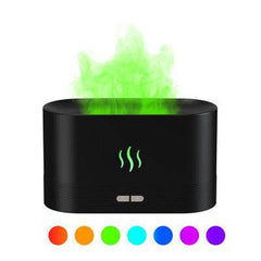 2022 Best Selling USB Ultrasonic Flame Humidifier Led RGB Colorful Essential Oil Fire Flame Aroma Diffuser - ProTrendyz