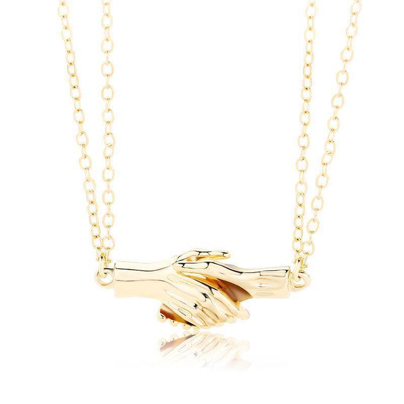 Creative Magnet Necklace Love Heart Broken Men And Women - ProTrendyz