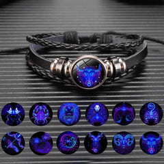 Zodiac Constellation Bracelet Braided Design Bracelet For Men Women Kids - ProTrendyz