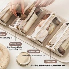 New Folding Cosmetic Bag Large Capacity Portable Handbag Waterproof Travel Storage Washing Bag For Women - ProTrendyz