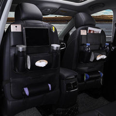 Car Interior Supplies Multifunctional Seat Back Leather Folding - ProTrendyz