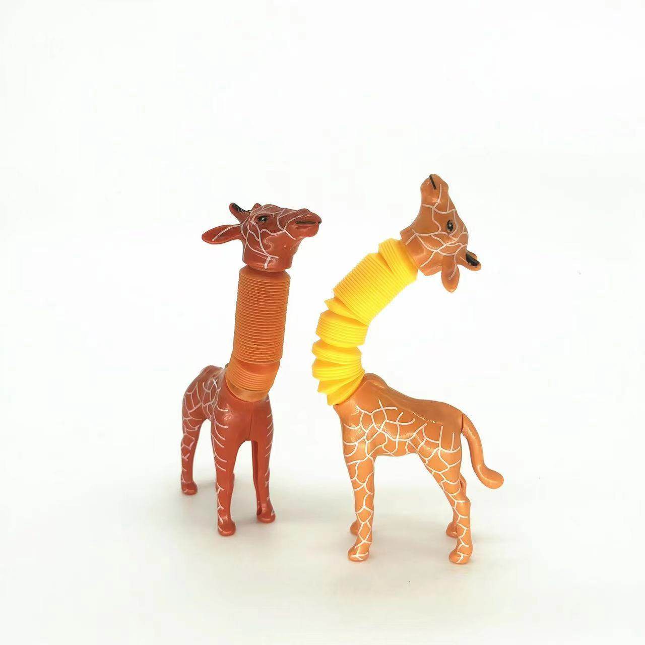 Giraffe Tubes Sensory Toys Novelty Spring Fidget Toy Stretch Tube Stress Relief Toy For Kid Birthday Gift Party Favors - ProTrendyz
