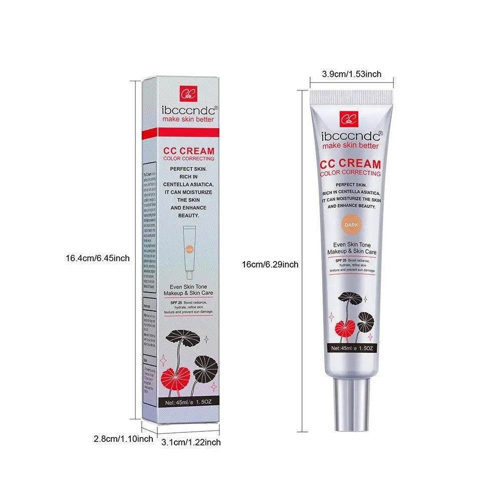 Moisturizing Correcting CC Cream Waterproof Anti-sweat Makeup Before Concealer Lasting Women Makeup Protect Skin Erborian Make US - ProTrendyz