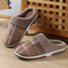 Winter Warm Slugged Bottom Plush Slippers - ProTrendyz