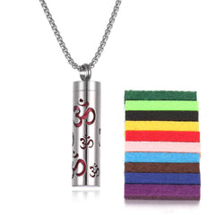 Aromatherapy Pendant Perfume Bottle Essential Oil Titanium Steel - ProTrendyz