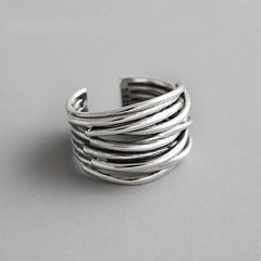 Women's Fashion Irregular Convex Wide Face Ring - ProTrendyz
