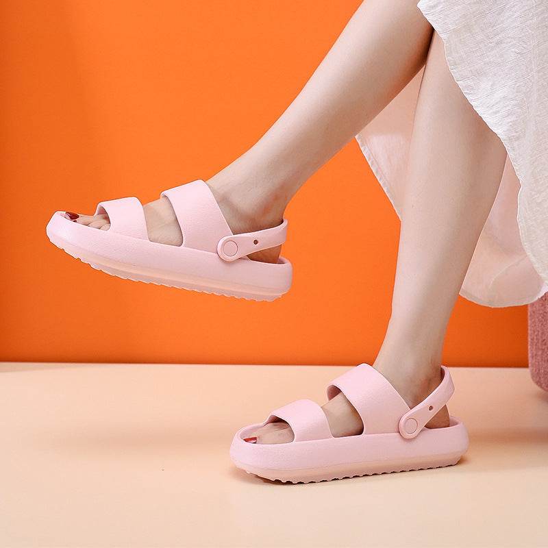 Adjustable Shoes For Women Men Sandals 3cm Thick Bottom Slippers Outdoor - ProTrendyz