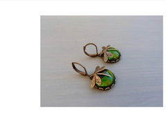 Fashion Jewelry Women's Earrings Hanging Vintage Dragonfly Pendant Earring Boho Chakra Blue Moonstone Drop Earrings For Women Wedding Charm Ethnic Jewellery - ProTrendyz