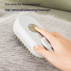 Cat Steam Brush Steamy Dog Brush 3 In 1 Electric Spray Cat Hair Brushes For Massage Pet Grooming Comb Hair Removal Combs Pet Products US - ProTrendyz